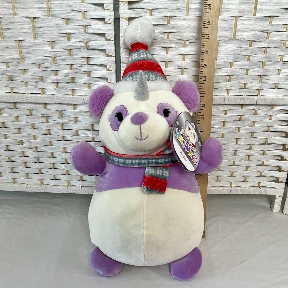 Squishmallows Paislee the Pandacorn 14" Hug Mees Christmas 2021 Holiday Plush - Picture 11 of 11